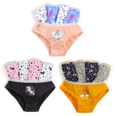 14C913: Infant Girls 5 Pack Briefs (2-6 Years)